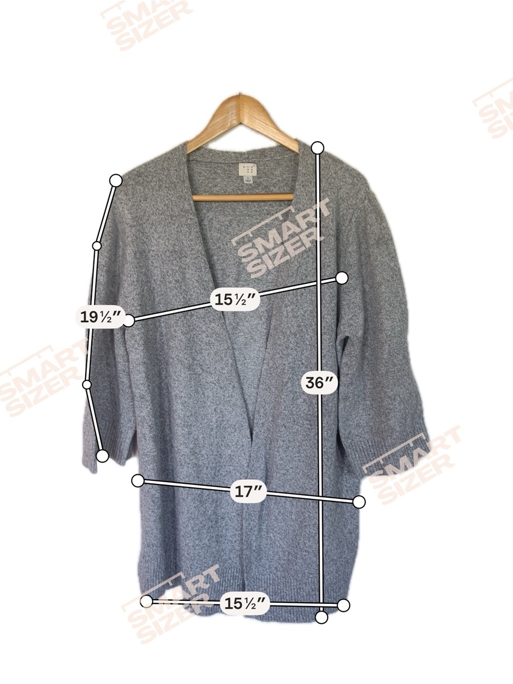 A New Day grey cardigan - Picture 3 of 4
